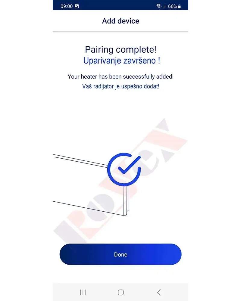 BT ADAX ECO KB termostat na WiFi- Norveška grejalica Rovex